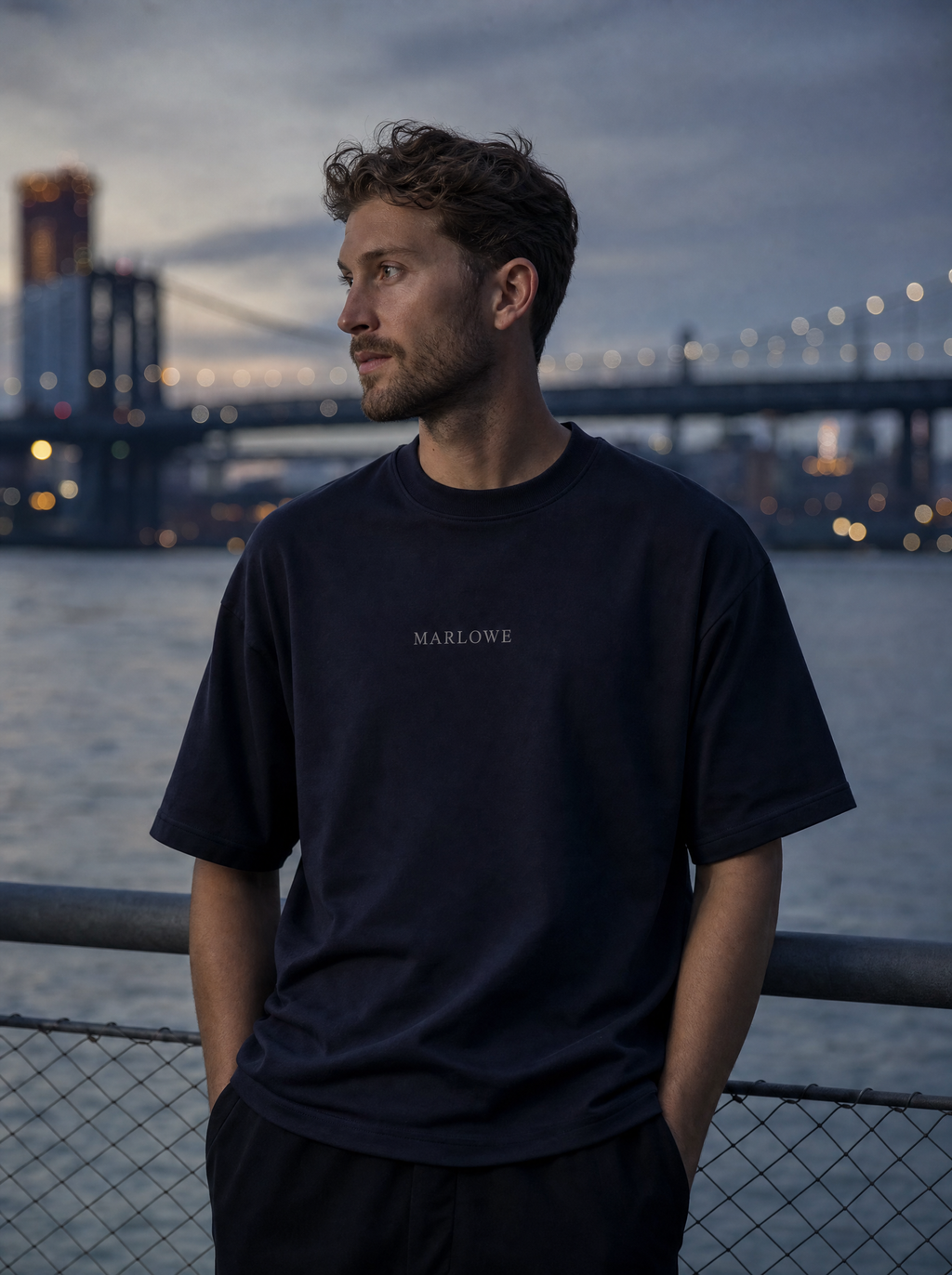 THE CORE TEE NAVY